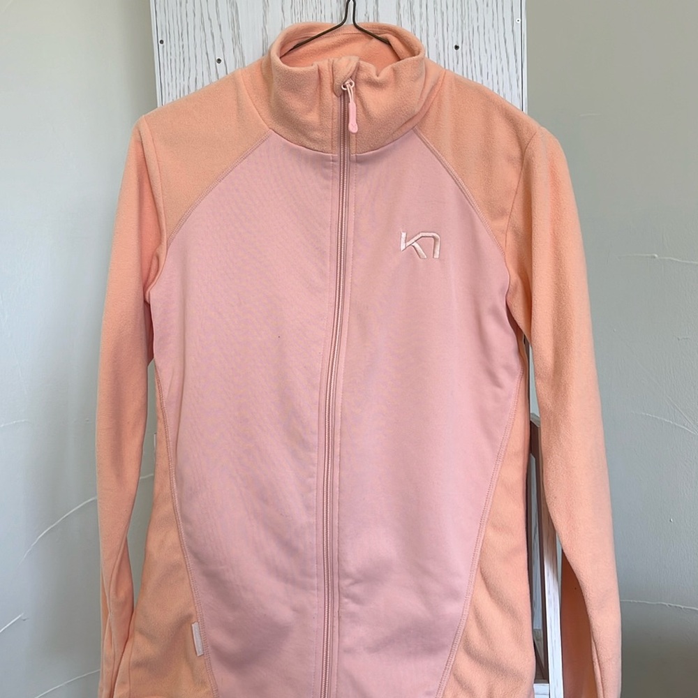 Kari Traa Full-Zip Fleece - Peach - Size S